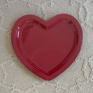 Pottery Barn Kids Heart Shaped Ceramic Serving Tray EUC